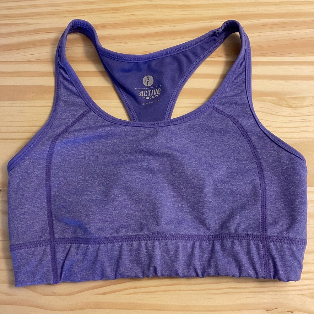 Purple Old Navy Sports Bra